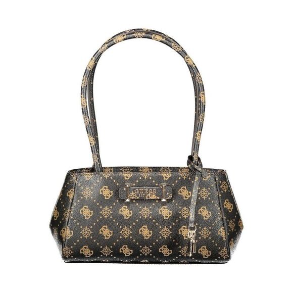 Guess Jeans Marrone Poliuretano Women Women's Handbag
